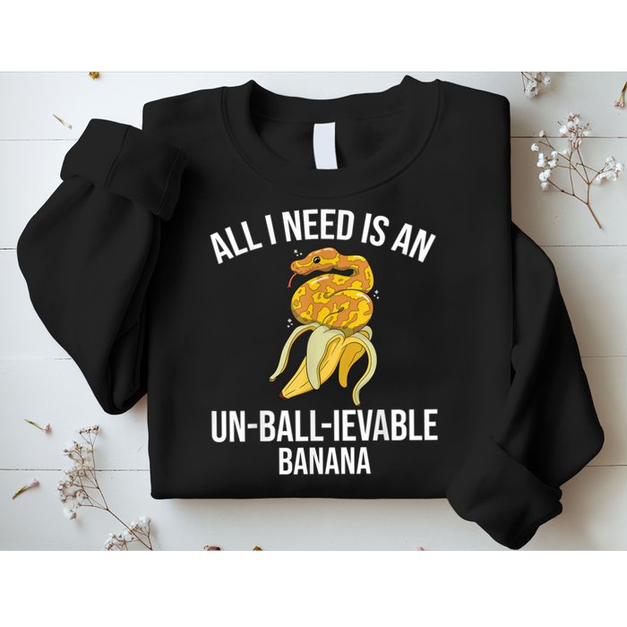 Snake Banana Ball Python Sweatshirt