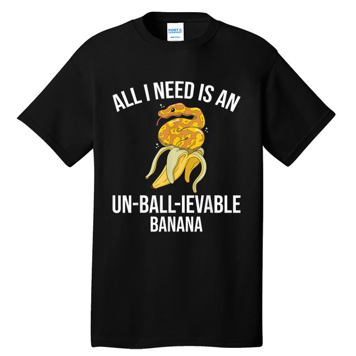 Snake Banana Ball Python Tall T-Shirt