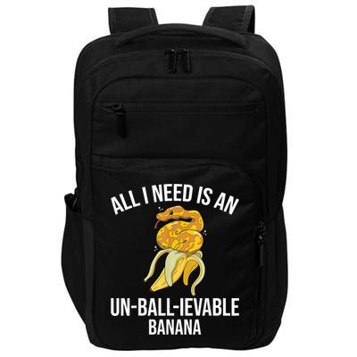 Snake Banana Ball Python Impact Tech Backpack