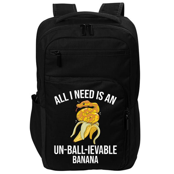 Snake Banana Ball Python Impact Tech Backpack