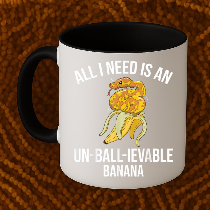 Snake Banana Ball Python Mug