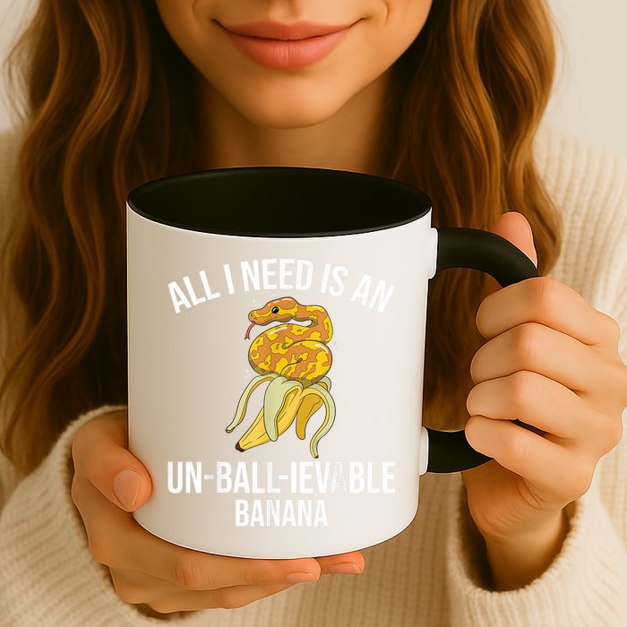 Snake Banana Ball Python Mug