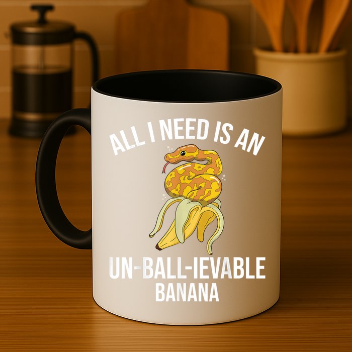 Snake Banana Ball Python Mug