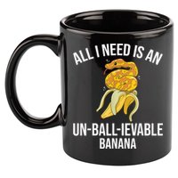 Snake Banana Ball Python 11oz C Handle Ceramic Mug