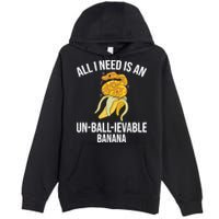 Snake Banana Ball Python Premium Pullover Hoodie