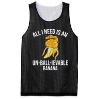 Snake Banana Ball Python Mesh Reversible Basketball Jersey Tank