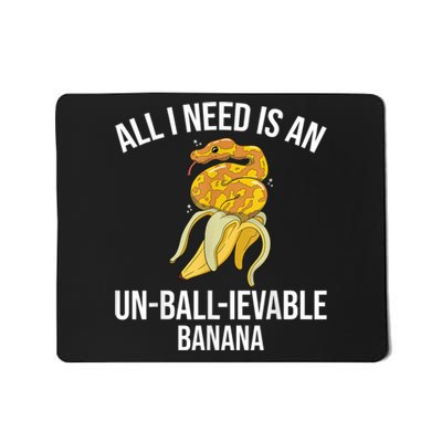 Snake Banana Ball Python Mousepad