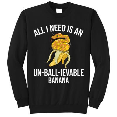 Snake Banana Ball Python Tall Sweatshirt
