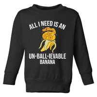 Snake Banana Ball Python Toddler Sweatshirt