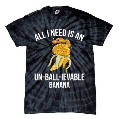 Snake Banana Ball Python Tie-Dye T-Shirt
