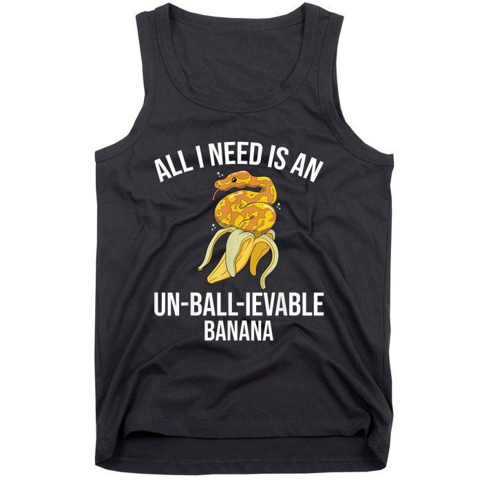 Snake Banana Ball Python Tank Top