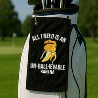 Snake Banana Ball Python Golf Towel
