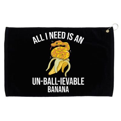 Snake Banana Ball Python Grommeted Golf Towel