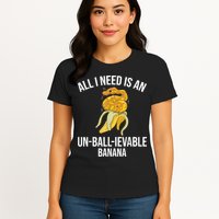 Snake Banana Ball Python Womens T-Shirt
