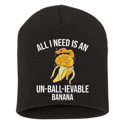Snake Banana Ball Python Short Acrylic Beanie