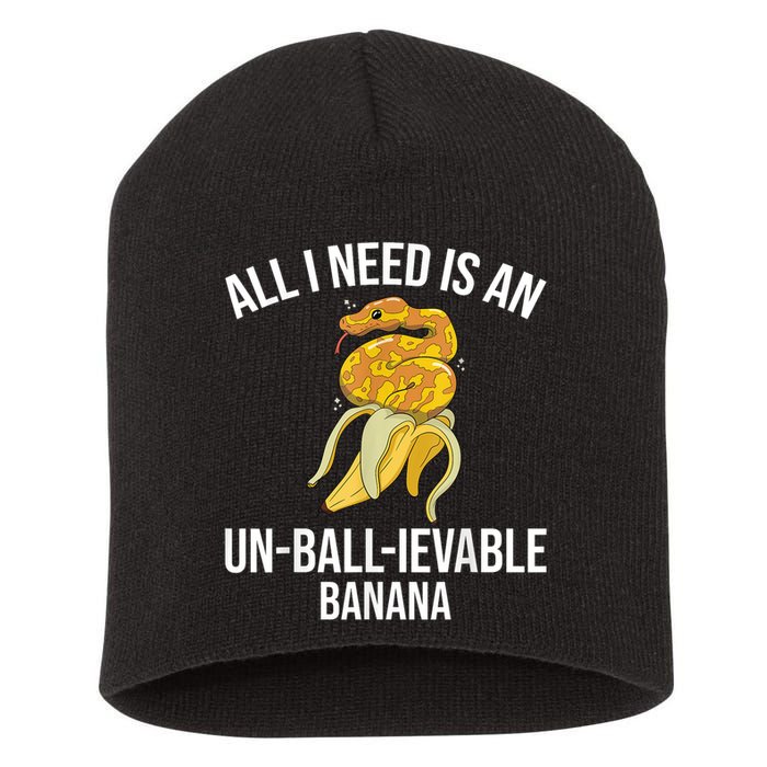 Snake Banana Ball Python Short Acrylic Beanie