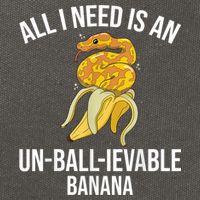 Snake Banana Ball Python Cotton Canvas Backpack