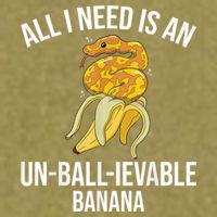 Snake Banana Ball Python Garment-Dyed Women's Muscle Tee