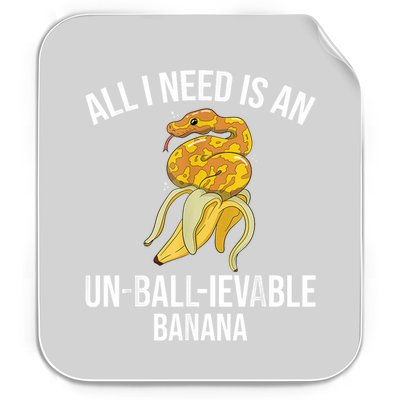 Snake Banana Ball Python Permanent Decal Sticker