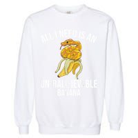 Snake Banana Ball Python Garment-Dyed Sweatshirt