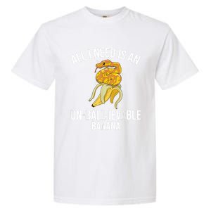 Snake Banana Ball Python Garment-Dyed Heavyweight T-Shirt