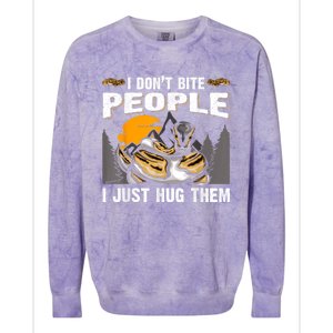 Snake Banana Ball Python Colorblast Crewneck Sweatshirt