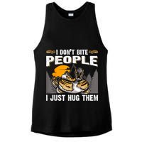 Snake Banana Ball Python Ladies PosiCharge Tri-Blend Wicking Tank