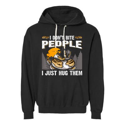 Snake Banana Ball Python Garment-Dyed Fleece Hoodie