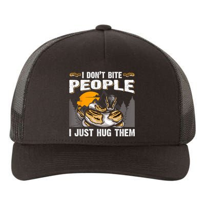 Snake Banana Ball Python Yupoong Adult 5-Panel Trucker Hat