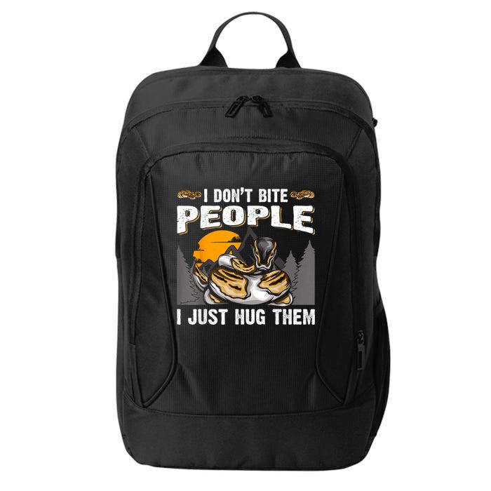 Snake Banana Ball Python City Backpack
