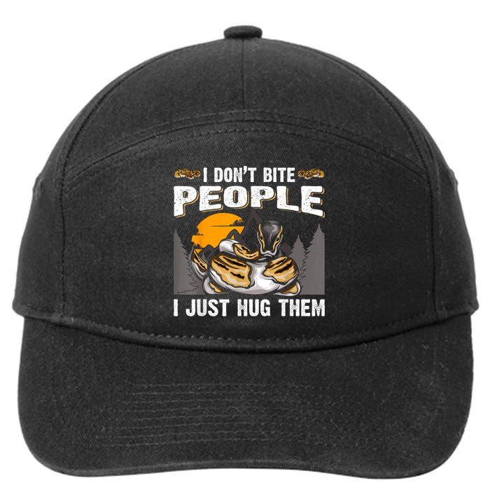 Snake Banana Ball Python 7-Panel Snapback Hat