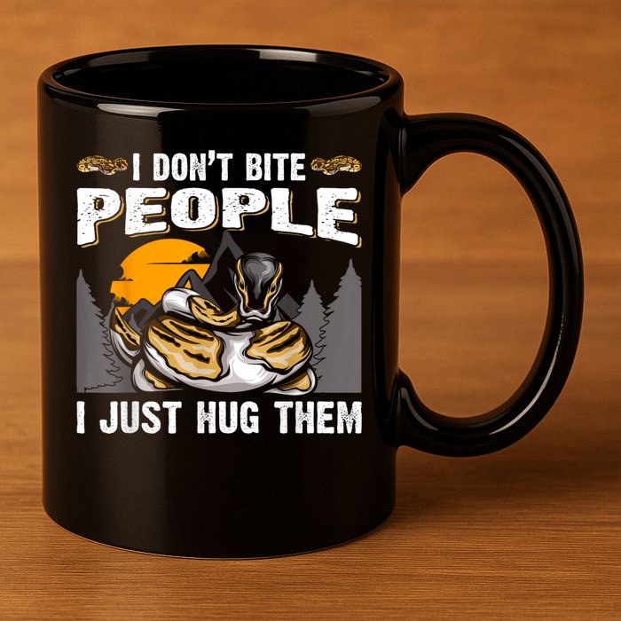 Snake Banana Ball Python 11oz C Handle Ceramic Mug