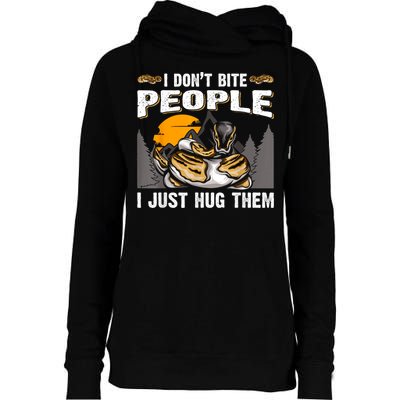 Snake Banana Ball Python Womens Funnel Neck Pullover Hood