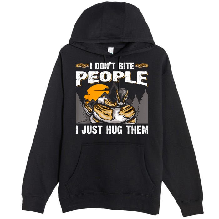 Snake Banana Ball Python Premium Pullover Hoodie