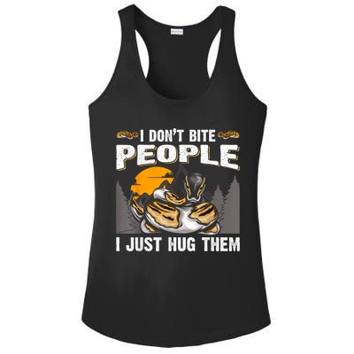 Snake Banana Ball Python Ladies PosiCharge Competitor Racerback Tank