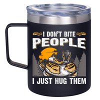 Snake Banana Ball Python 12oz Stainless Steel Coffee Mug