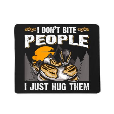 Snake Banana Ball Python Mousepad