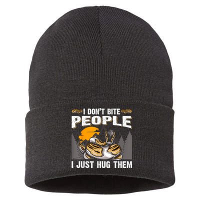 Snake Banana Ball Python Sustainable Knit Beanie