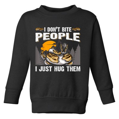 Snake Banana Ball Python Toddler Sweatshirt