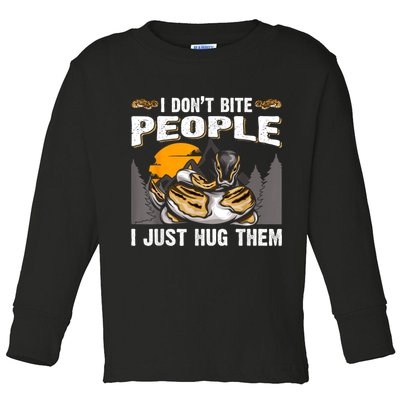 Snake Banana Ball Python Toddler Long Sleeve Shirt