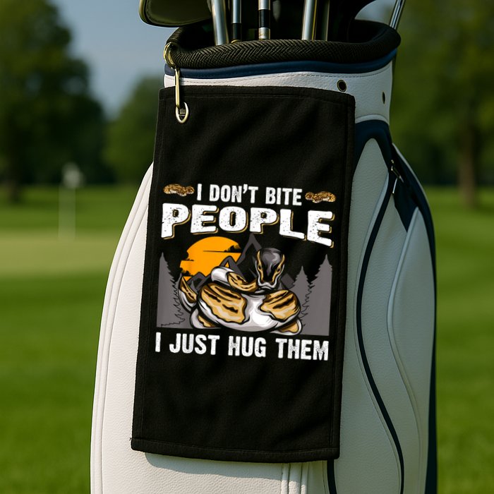 Snake Banana Ball Python Golf Towel