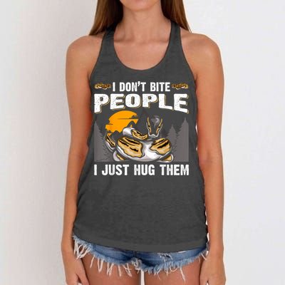 Snake Banana Ball Python Women's Knotted Racerback Tank