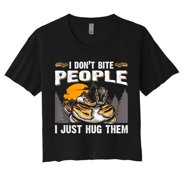 Snake Banana Ball Python Crop Top