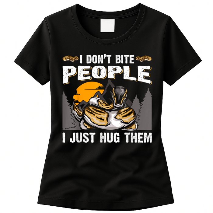 Snake Banana Ball Python Womens T-Shirt