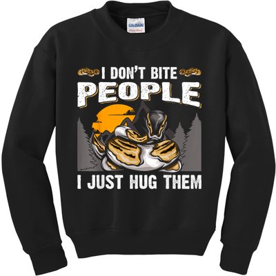 Snake Banana Ball Python Kids Sweatshirt