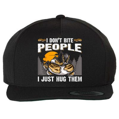 Snake Banana Ball Python Wool Snapback Cap