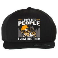 Snake Banana Ball Python Wool Snapback Cap