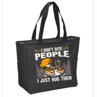 Snake Banana Ball Python Zip Tote Bag