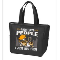 Snake Banana Ball Python Zip Tote Bag
