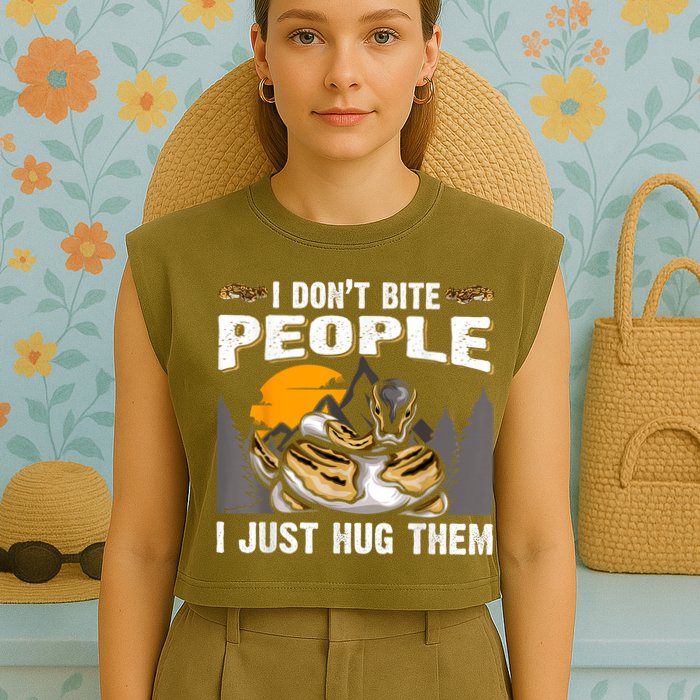 Snake Banana Ball Python Garment-Dyed Women's Muscle Tee